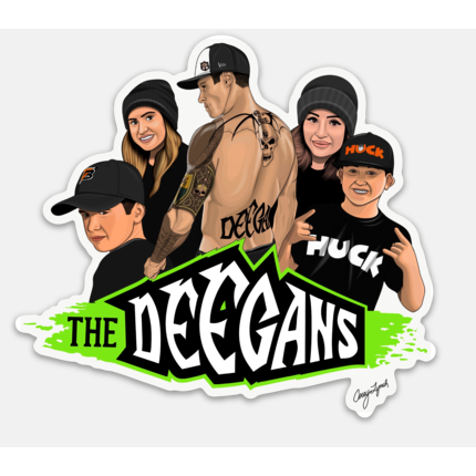 The Deegans - Sticker